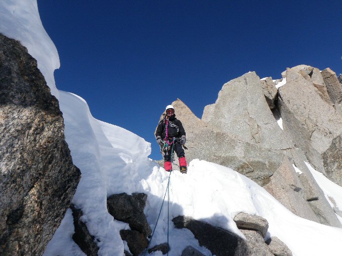Arete des Cosmiques 38.jpg - Pose
